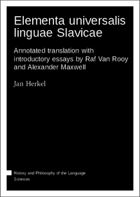 Buch Cover Elementa universalis linguae Slavicae