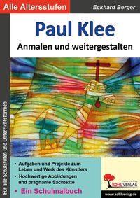Buch Cover Paul Klee anmalen und weitergestalten