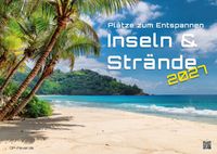 Buch Cover Inseln & Strände - Plätze zum Entspannen - 2027 - Kalender DIN A2