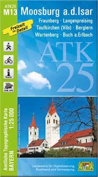 Buch Cover ATK25-M13 Moosburg a.d.Isar (Amtliche Topographische Karte 1:25000)