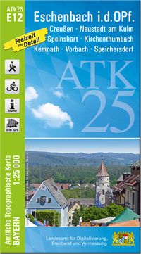 Buch Cover ATK25-E12 Eschenbach i.d.OPf. (Amtliche Topographische Karte 1:25000)