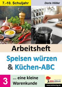 Buch Cover Arbeitsheft SPEISEN WÜRZEN und KÜCHEN-ABC / Band 3