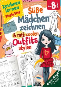 Buch Cover Zeichnen lernen für Kinder ab 8 Jahren - Cooles Geschenk für Mädchen