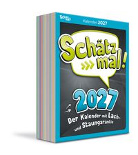 Buch Cover Schätz mal! Kalender 2027