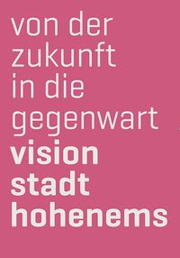 Buch Cover Vision Stadt Hohenems