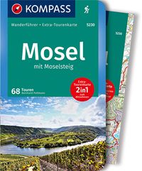 Buch Cover KOMPASS Wanderführer Mosel mit Moselsteig