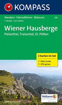 Buch Cover KOMPASS Wanderkarte Wiener Hausberge - Pielachtal - Traisental - St. Pölten