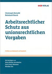 Buch Cover Arbeitsrechtlicher Schutz aus unionsrechtlichen Vorgaben