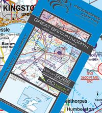 Buch Cover Great Britain North ICAO VFR Luftfahrtkarte 500k