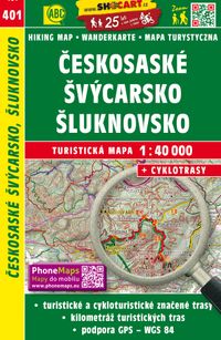 Buch Cover Českosaské Švýcarsko, Šluknovsko / Sächsisch-Böhmische Schweiz, Schluckenau (Wander - Radkarte 1:40.000)
