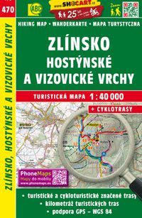 Buch Cover Zlínsko, Hostýnské a Vizovické vrchy / Zlin, Hosteiner und Wisowitzer Berge (Wander - Radkarte 1:40.000)