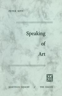 Buch Cover Speaking of Art