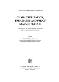 Buch Cover Characterization, Treatment and Use of Sewage Sludge