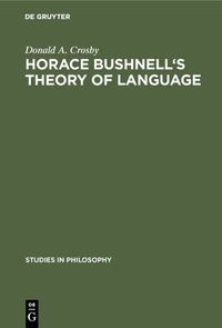 Buch Cover Horace Bushnell's theory of language