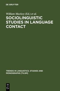Buch Cover Sociolinguistic Studies in Language Contact