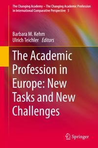 Buch Cover The Academic Profession in Europe: New Tasks and New Challenges