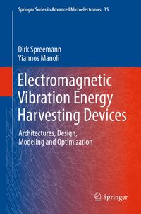 Buch Cover Electromagnetic Vibration Energy Harvesting Devices