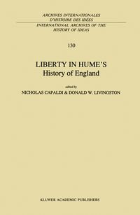 Buch Cover Liberty in Hume’s History of England