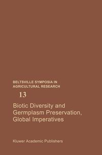Buch Cover Biotic Diversity and Germplasm Preservation, Global Imperatives