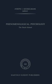 Buch Cover Phenomenological Psychology