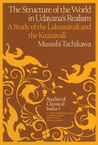 Buch Cover The Structure of the World in Udayana’s Realism