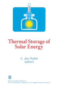 Buch Cover Thermal Storage of Solar Energy