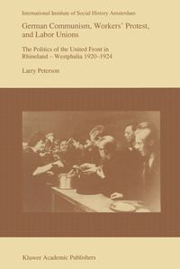 Buch Cover German Communism, Workers’ Protest, and Labor Unions