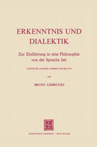 Buch Cover Erkenntnis und Dialektik