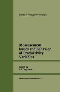 Buch Cover Measurement Issues and Behavior of Productivity Variables