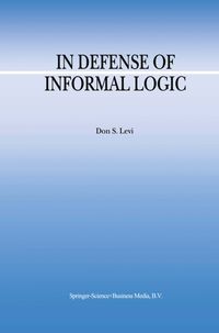 Buch Cover In Defense of Informal Logic