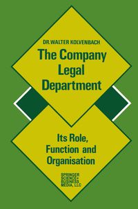 Buch Cover The Company Legal Department