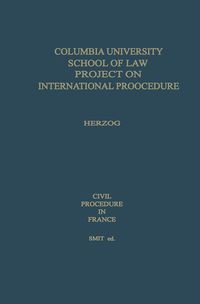 Buch Cover Civil Procedure in France