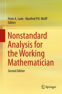 Buch Cover Nonstandard Analysis for the Working Mathematician