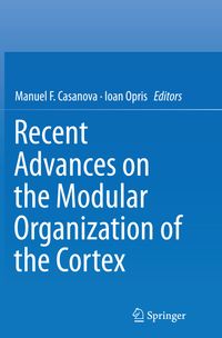 Buch Cover Recent Advances on the Modular Organization of the Cortex