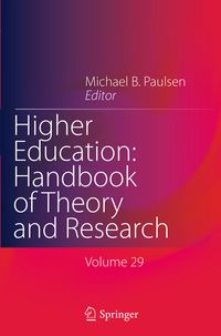 Buch Cover Higher Education: Handbook of Theory and Research