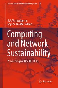 Buch Cover Computing and Network Sustainability