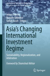 Buch Cover Asia's Changing International Investment Regime