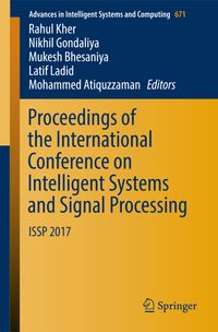 Buch Cover Proceedings of the International Conference on Intelligent Systems and Signal Processing