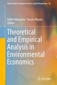 Buch Cover Theoretical and Empirical Analysis in Environmental Economics
