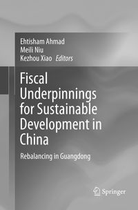 Buch Cover Fiscal Underpinnings for Sustainable Development in China