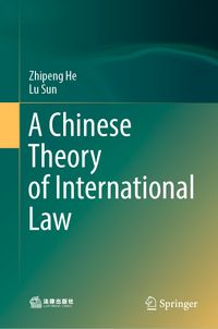 Buch Cover A Chinese Theory of International Law