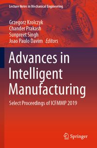 Buch Cover Advances in Intelligent Manufacturing