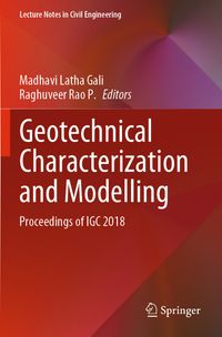 Buch Cover Geotechnical Characterization and Modelling