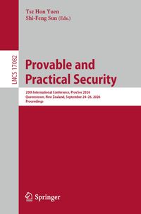Buch Cover Provable and Practical Security