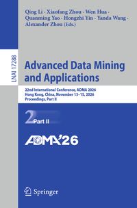Buch Cover Advanced Data Mining and Applications