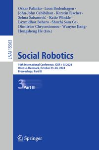 Buch Cover Social Robotics