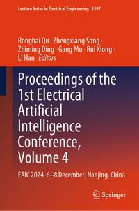 Buch Cover Proceedings of the 1st Electrical Artificial Intelligence Conference, Volume 4
