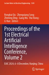 Buch Cover Proceedings of the 1st Electrical Artificial Intelligence Conference, Volume 2