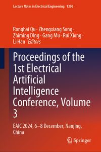 Buch Cover Proceedings of the 1st Electrical Artificial Intelligence Conference, Volume 3