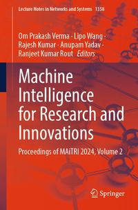 Buch Cover Machine Intelligence for Research and Innovations